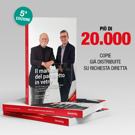 Manuale del parapetto in vetro