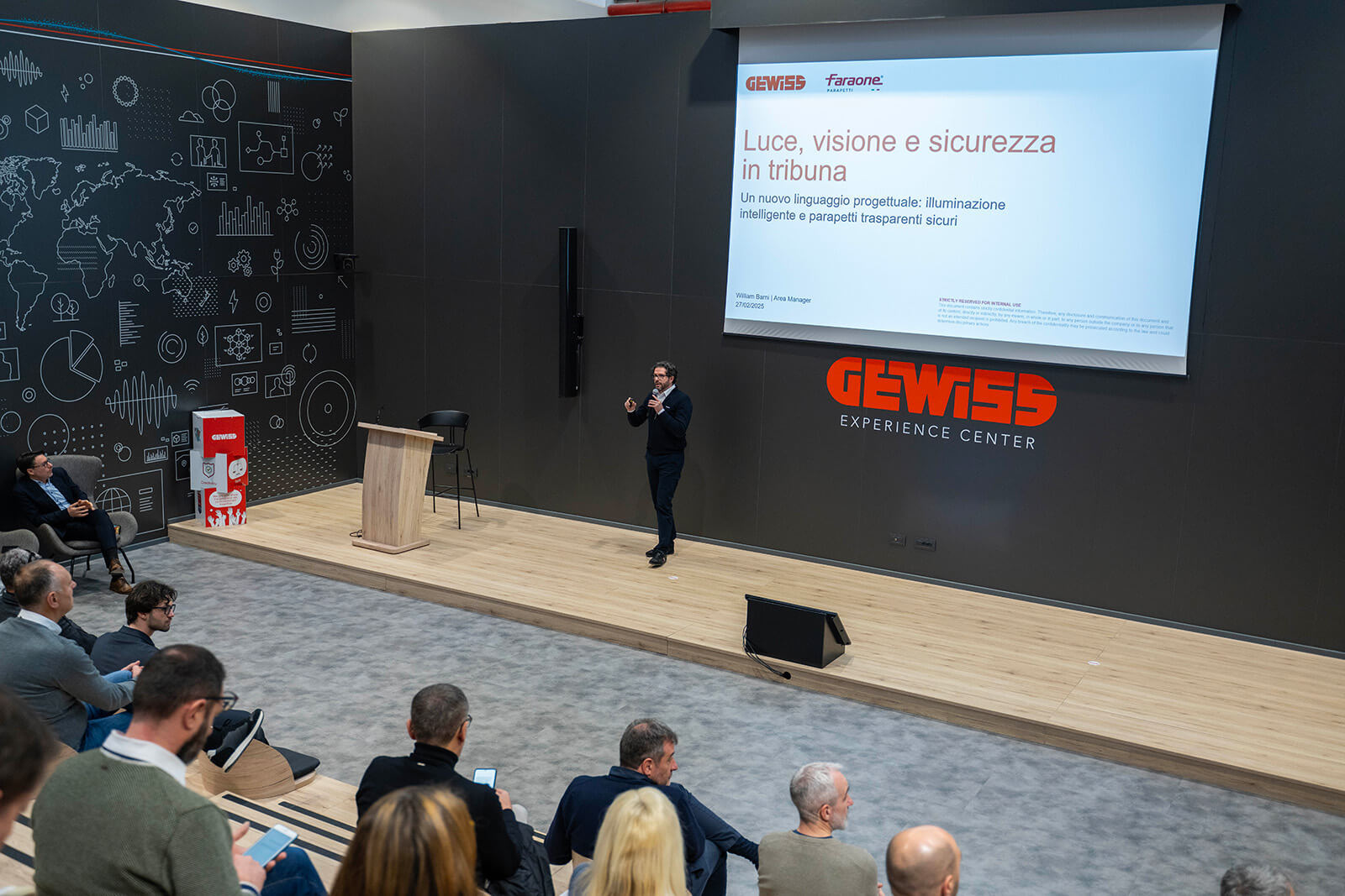 Evento formativo al GEWISS esperience center con Faraone