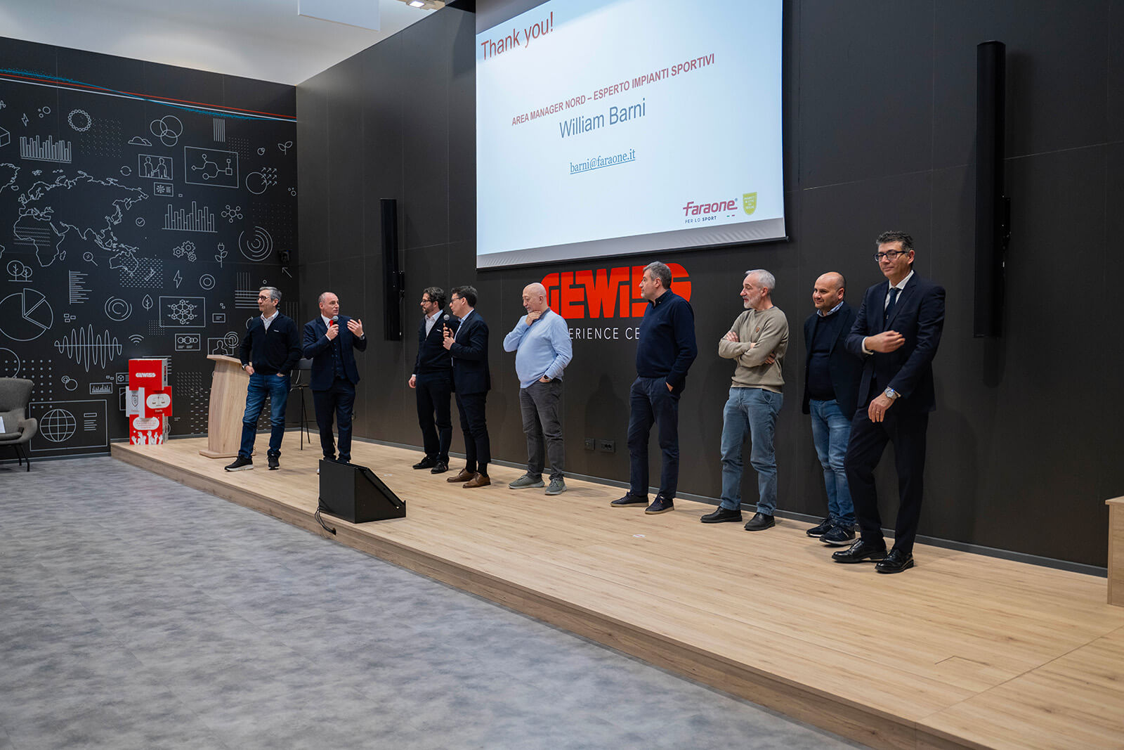 Evento formativo al GEWISS esperience center con Faraone