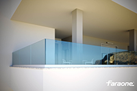 parapetti in vetro e alluminio Ninfa 50-N