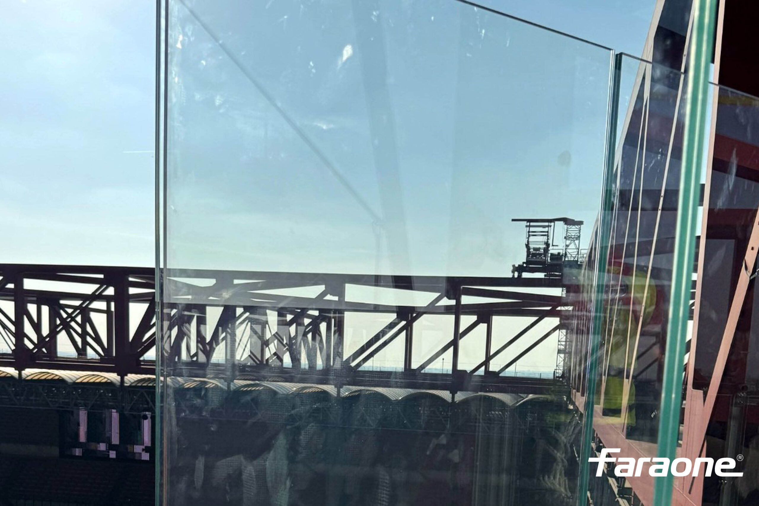 Dettaglio parapetto Ninfa 6 Skywalk San Siro