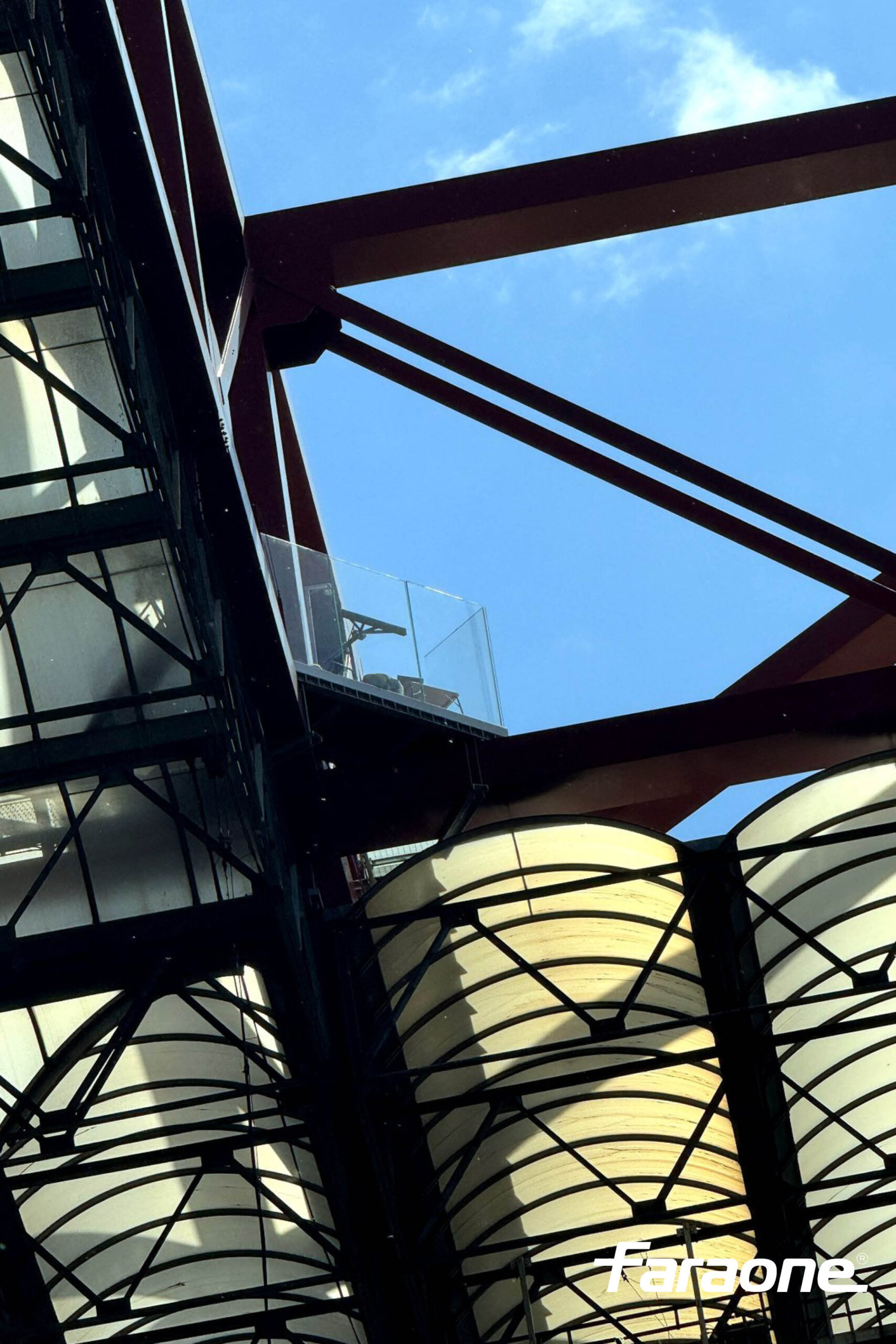 Dettaglio parapetto Ninfa 6 Skywalk San Siro