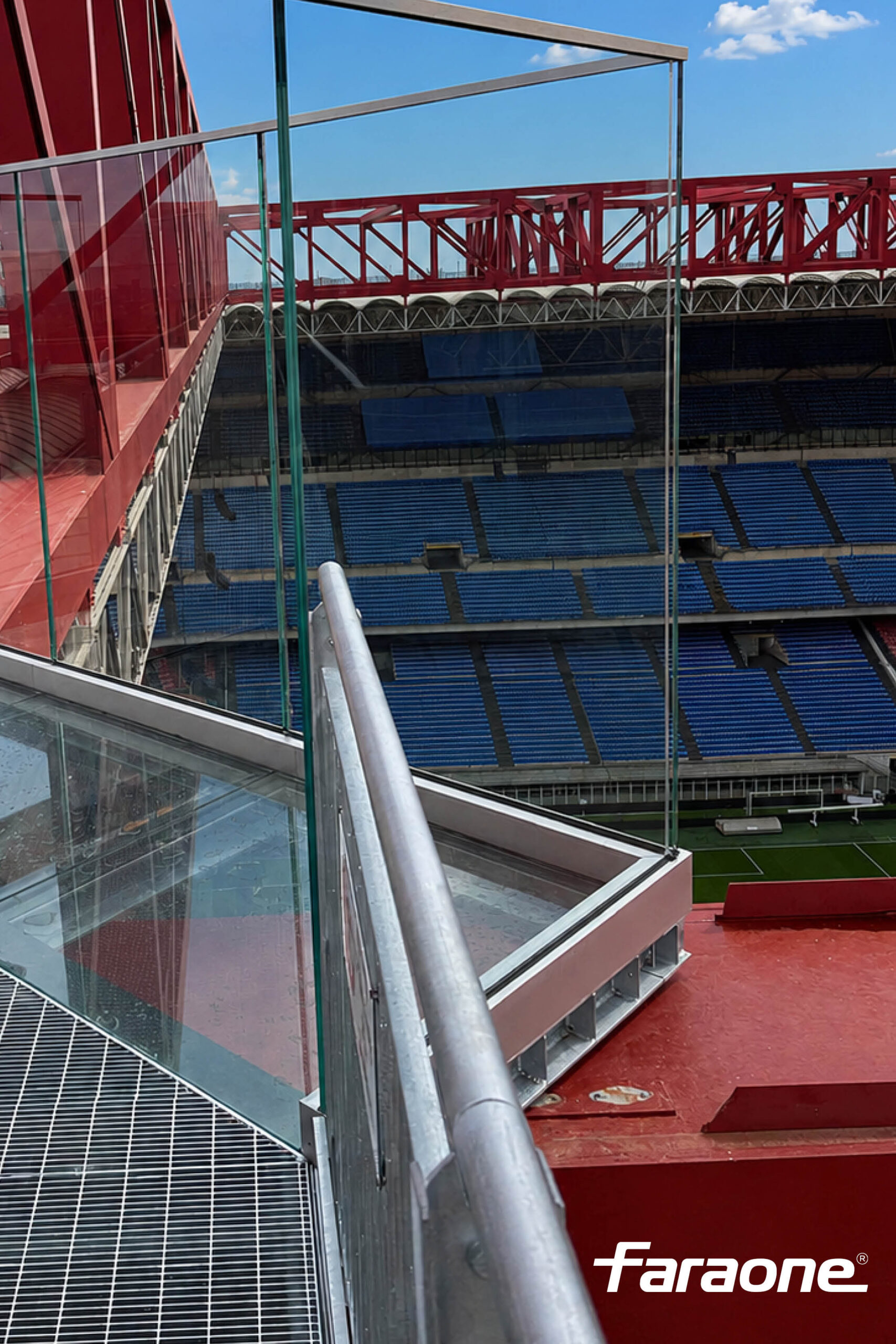 parapetti n vetri Ninfa - Skywalk San siro