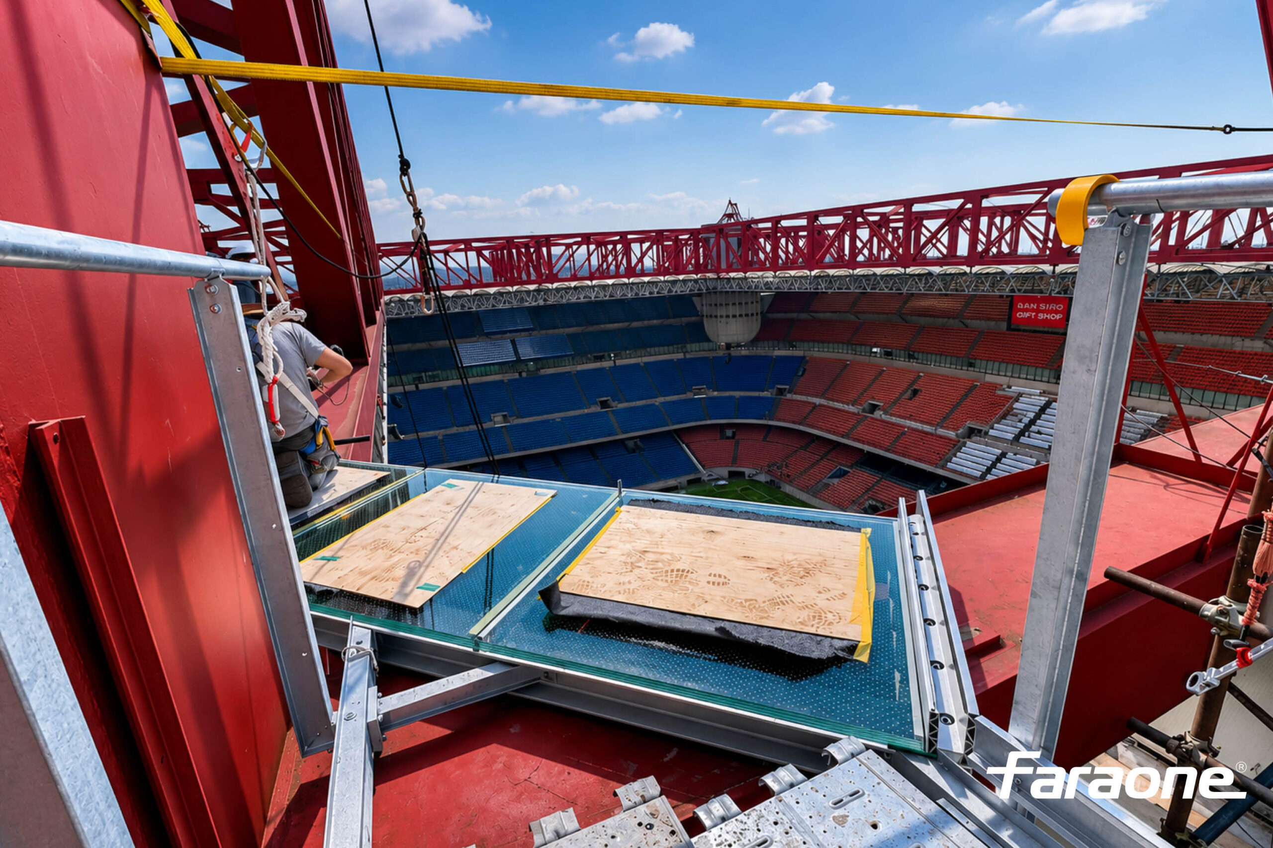 parapetti n vetri Ninfa - Skywalk San siro