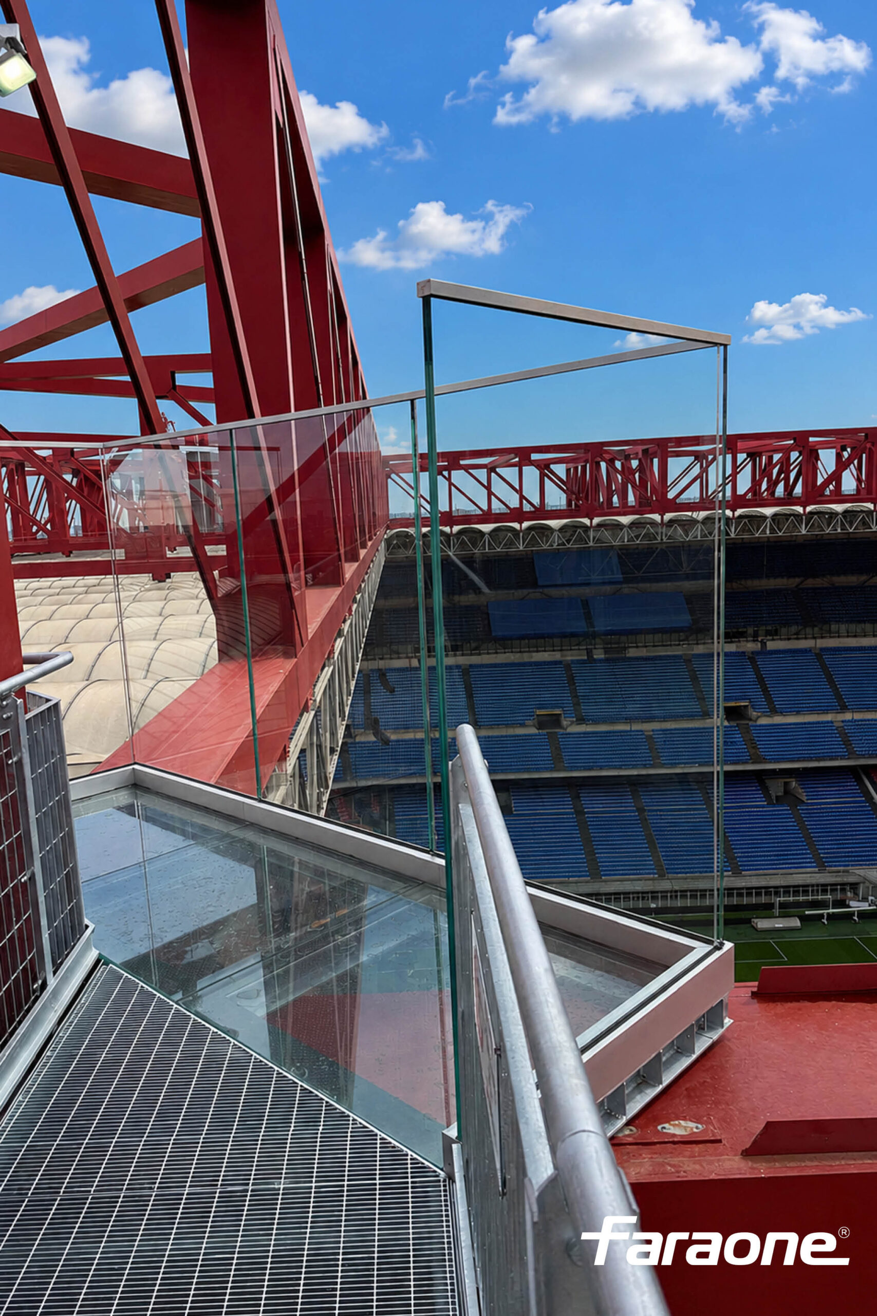 parapetti n vetri Ninfa - Skywalk San siro