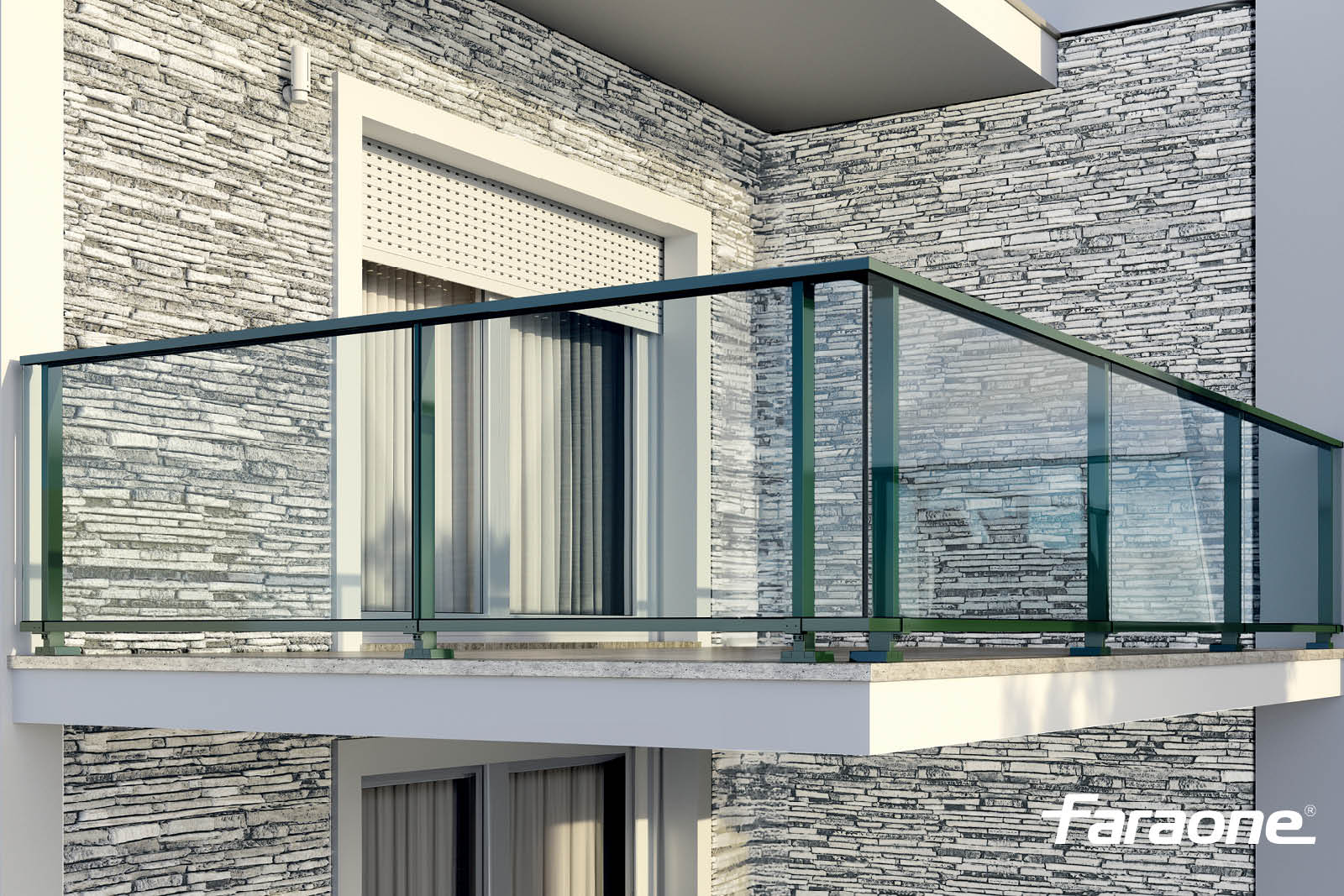 Maior Evo One glass and aluminium balustrades