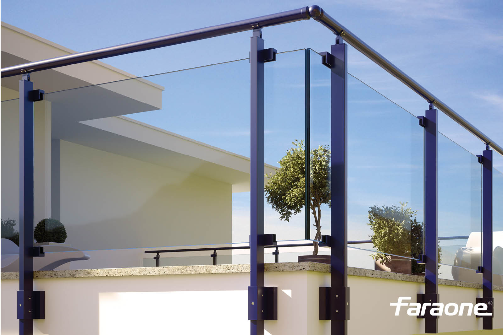 Maior Evo Vision glass and aluminium balustrades