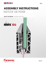 notice de pose garde-corps en verre Ninfa 106