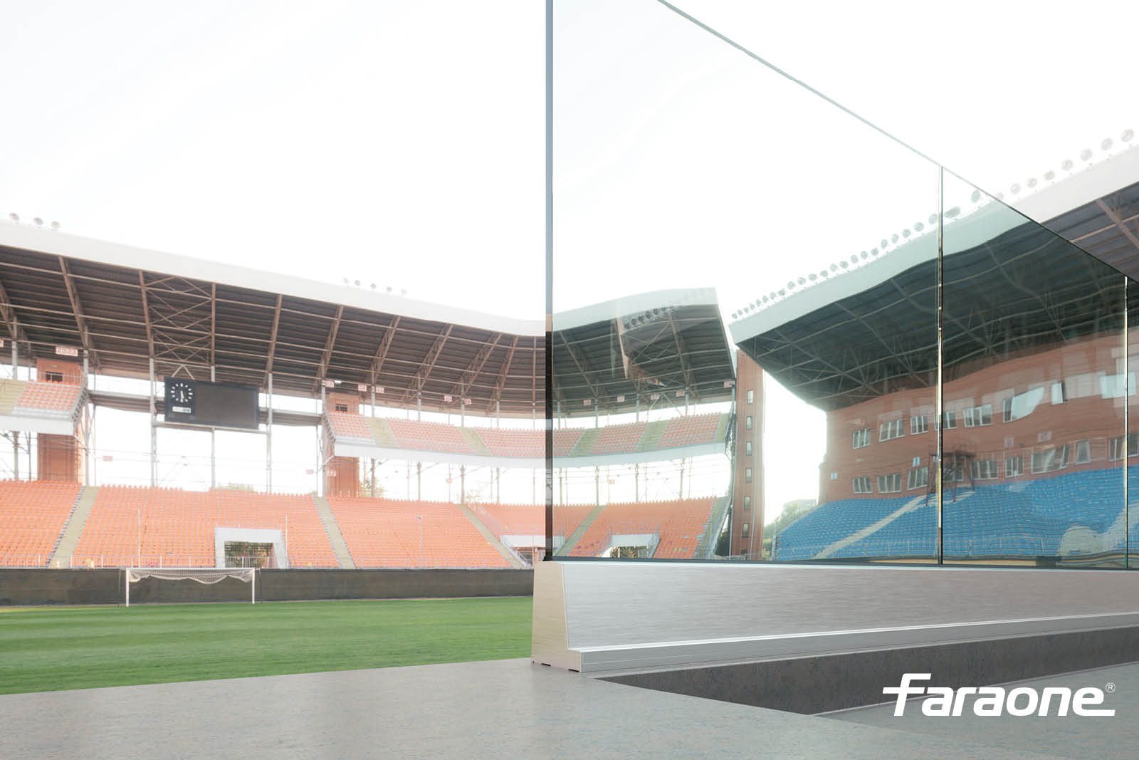 Garde-corps en verre Ninfa Stadio