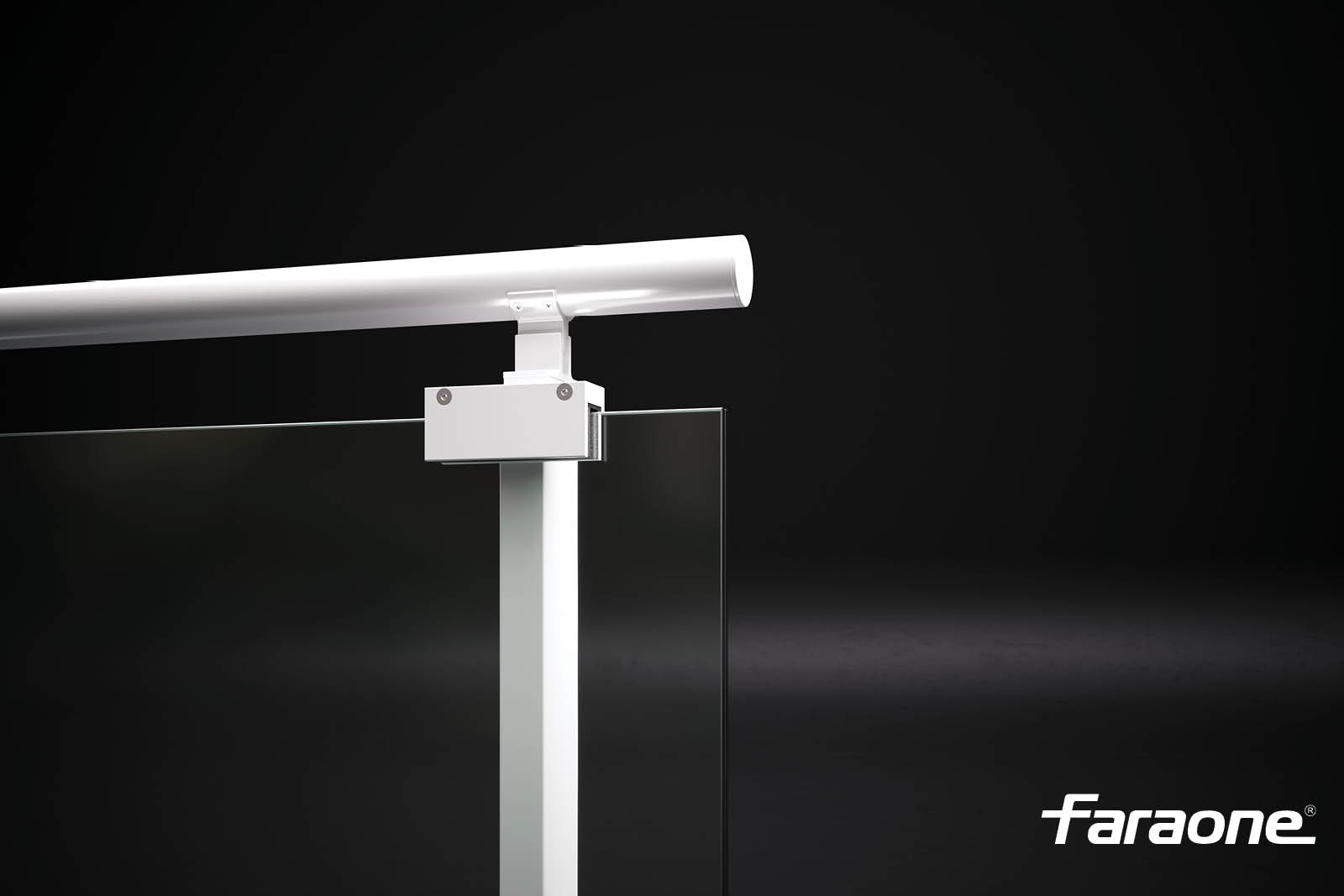 parapetti in vetro e alluminio Maior Evo Vision