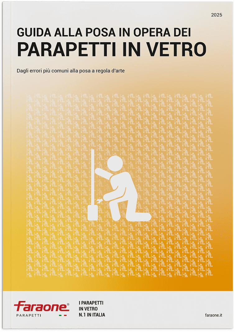 cover guida alla posa in opera dei parapetti in vetro