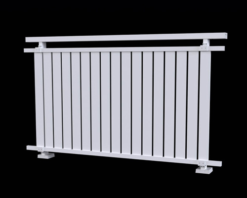 parapetti con stecche verticali in alluminio Maior Stick - 80 Plus