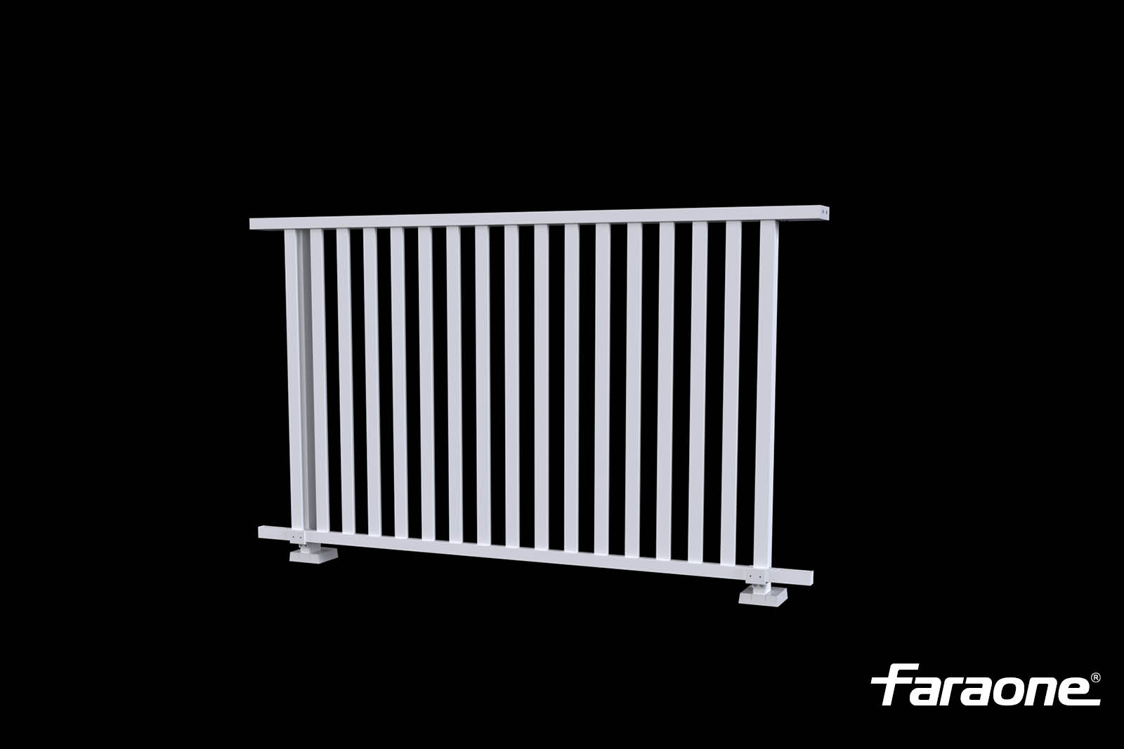 parapetti con stecche verticali in alluminio Maior Stick