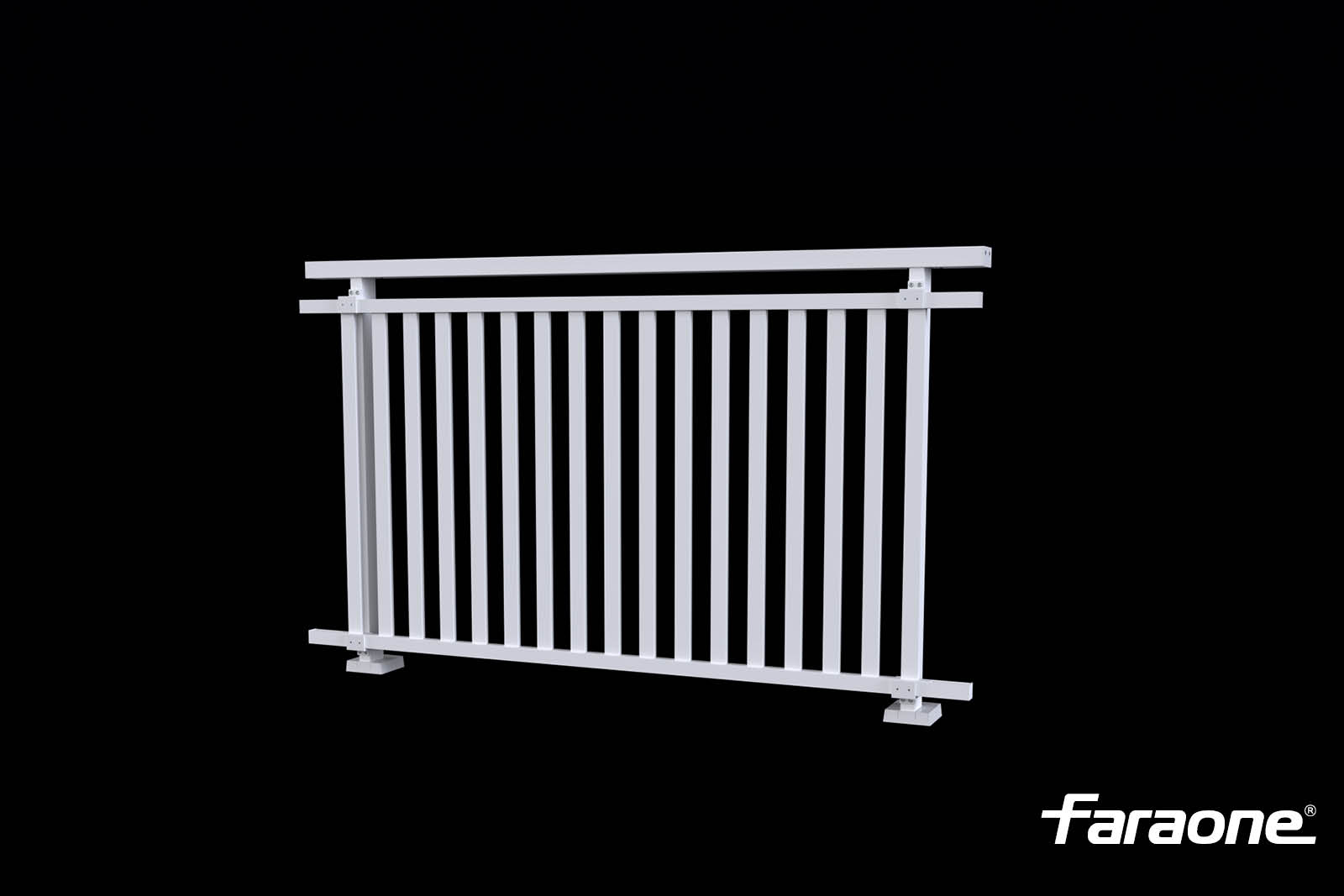 parapetti con stecche verticali in alluminio Maior Stick