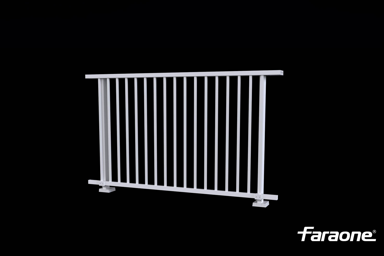parapetti con stecche verticali in alluminio Maior Stick