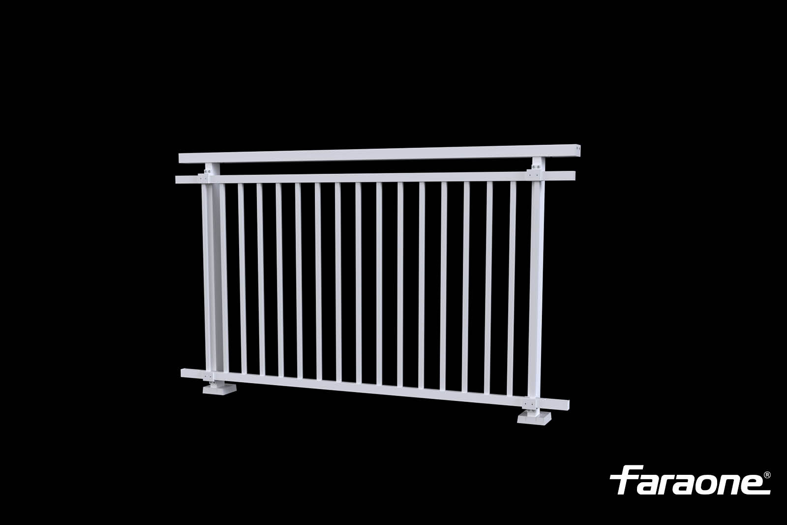 parapetti con stecche verticali in alluminio Maior Stick